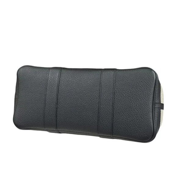 HERMES Handbag leather canvas Garden party PM used - Picture 5 of 8